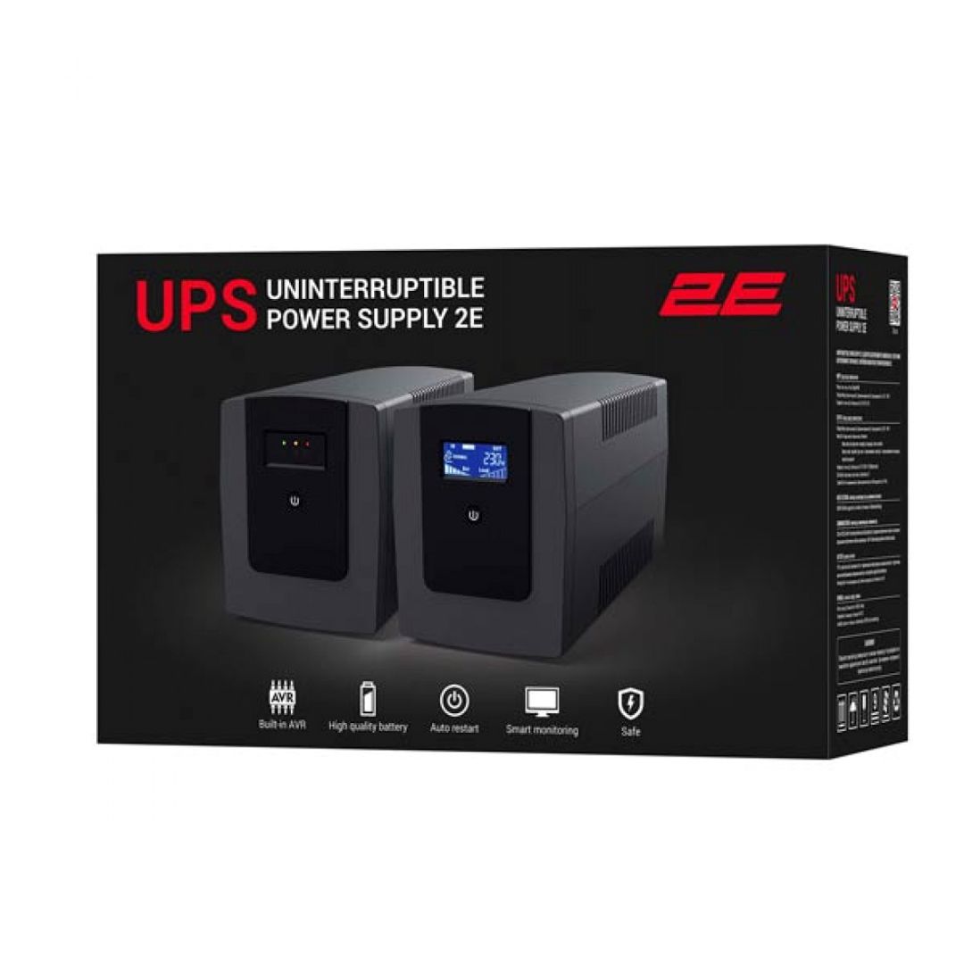 2E ED650 650VA360W LED 2XSCHUKO — UPS, Bakı (2)