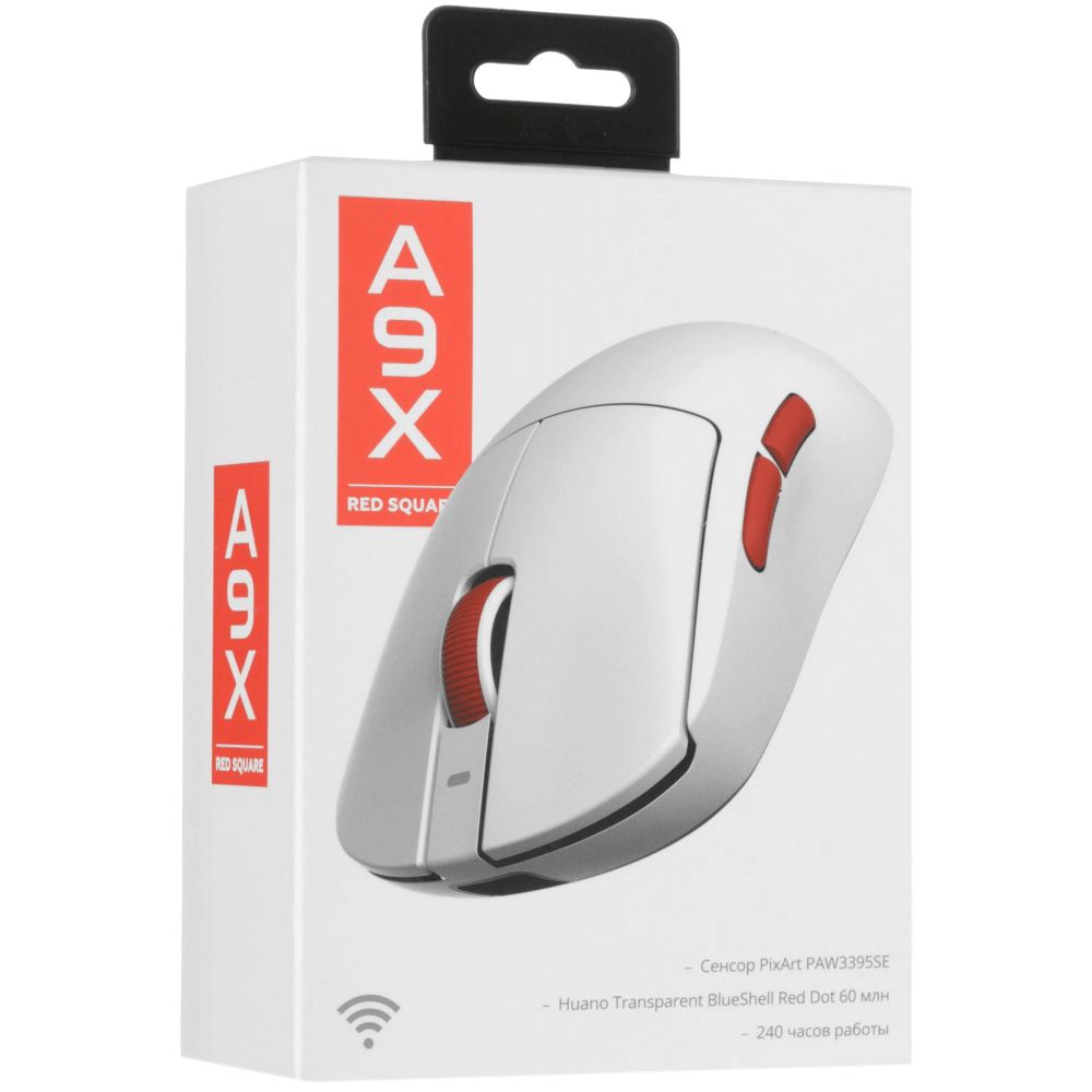 Mouse wireless Red Square x ATK A9 X (RSQ-10024) White RSQ-10024 — Kompüterlər və noutbuklar, Bakı (2)