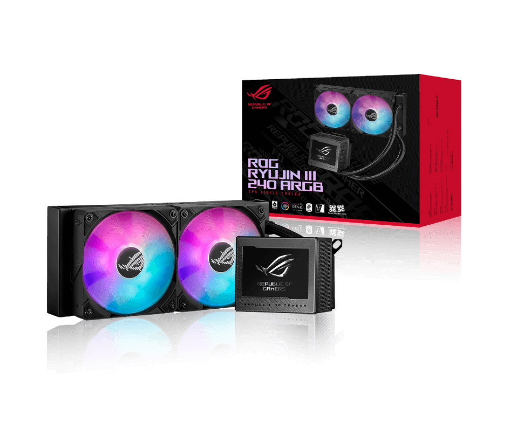 Kuler ASUS rog ryujın ııı 240 argb 90RC00K1-M0UAY0 Liquid cpu Cooler — Soyutucular və soyutma sistemləri, Bakı