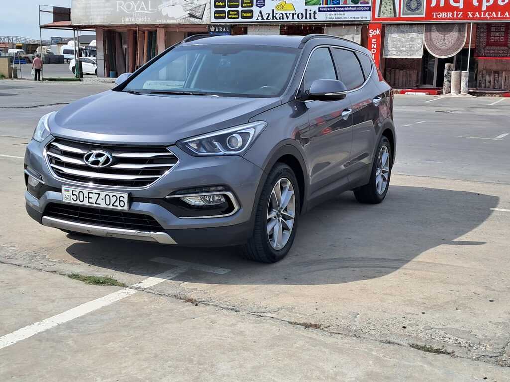 Hyundai Santa Fe, 2.0 L, 2015 il, 198 000 km 50-EZ-026 — Avtomobillər, Bakı (6)