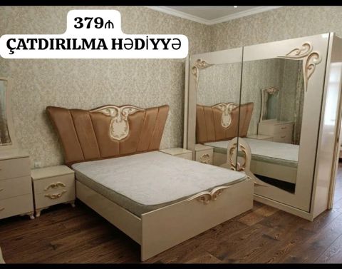 Tecılı taxt 2 tumba ve dolabı 380 manata satılır.Catdirilma PUlSUZ — Bakı