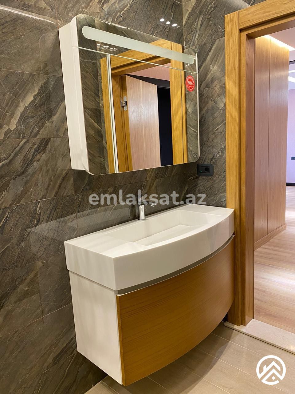 Kirayə (aylıq) 2 otaq yeni tikili 90 m², Nəsimi — Mənzil, Bakı (7)