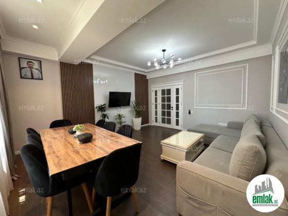 Satılır 3 otaqlı 120 m² yeni tikili Həzi Aslanov m — Mənzil