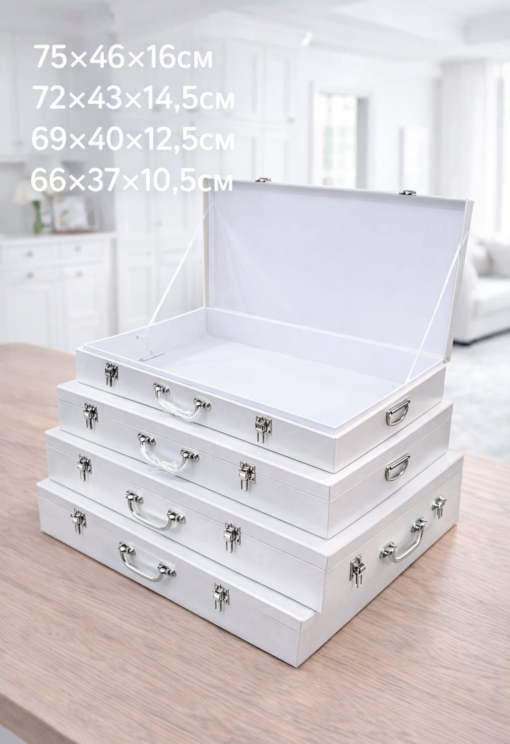 Hədiyyəli qutu dəsti HP0461948, karton, ağ, 4 əd — Mallar, Bakı (2)