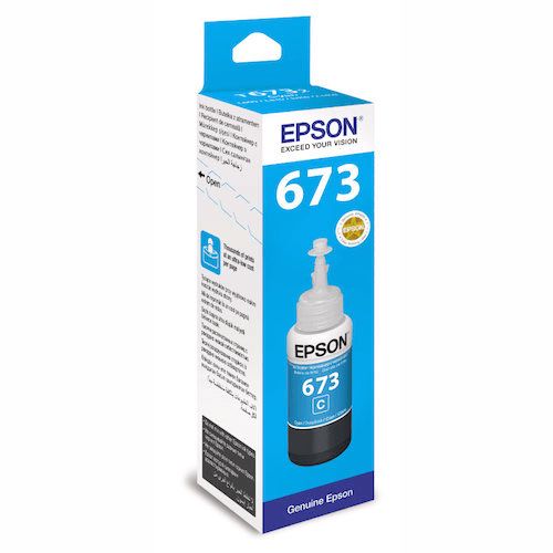 Epson Kartric L800 Cyan ink bottle 70ml C13T67324A — Printerləri, Bakı