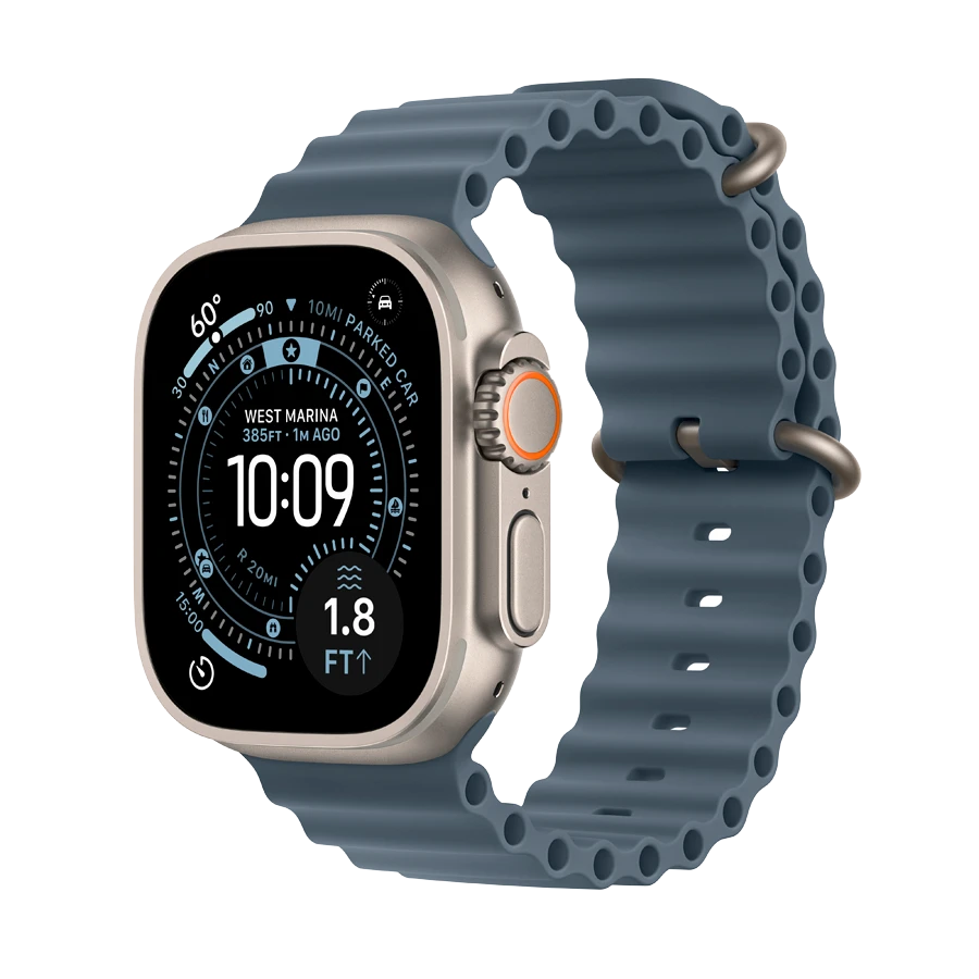 Apple Watch Ultra 3, 49mm, Ocean kəmər -inchAnchor Blue-inch, Natural — 1 879 ₼ · Bakı · Ağıllı saatlar Apple Watch Ultra 3, 49mm, Ocean kəmər -inchAnchor Blue-inch, Natural — Bakı