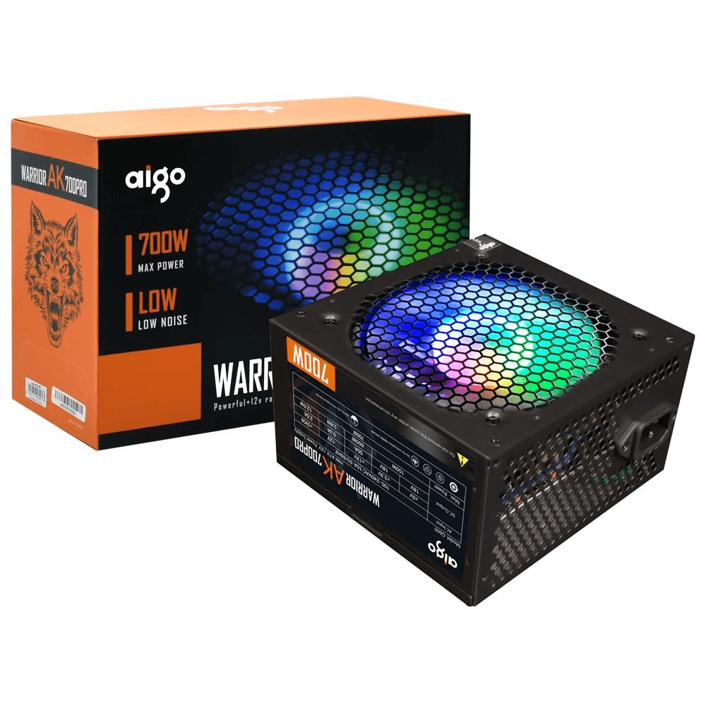 Qida bloku Aigo, AK700, 700W, No Modular — Qida bloklari, Bakı