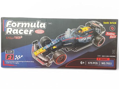 Konstruktor Formula Racer F1 Pull-Back 7611, 575 element, 6+ yaş — Bakı