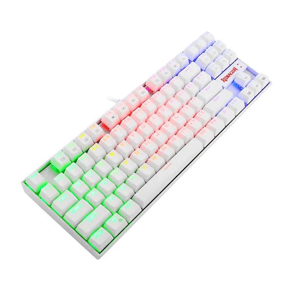 Klaviatura Redragon Kumara K552W-RGB-1 87key RGB mechanical keyboard,white — Kompüterlər və noutbuklar, Bakı (3)