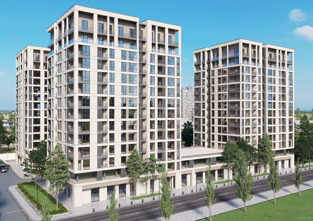 Satılır 3 otaqlı yeni tikili 95 m² — Mənzil, Bakı (5)