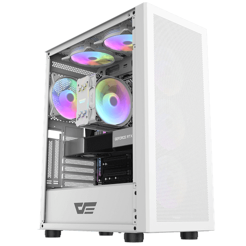 Case Aigo DarkFlash DLC29 Full Mesh White — Korpuslər, Bakı