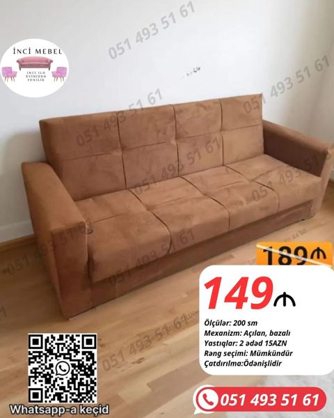 Divan, Yeni, Açılan, Bazalı, Ödənişli çatdırılma — Bakı