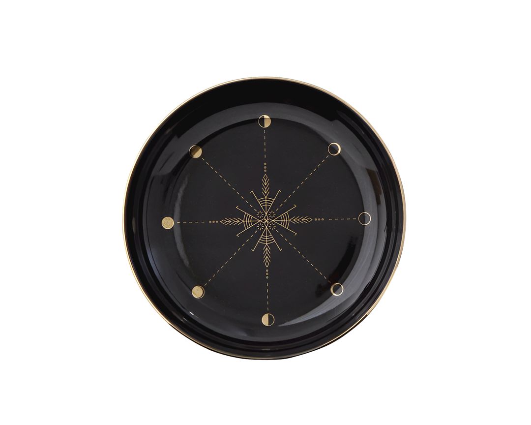 Kasa Porland Night Magic 04ALM005358, 22 sm, farfor, qara — Mallar, Bakı