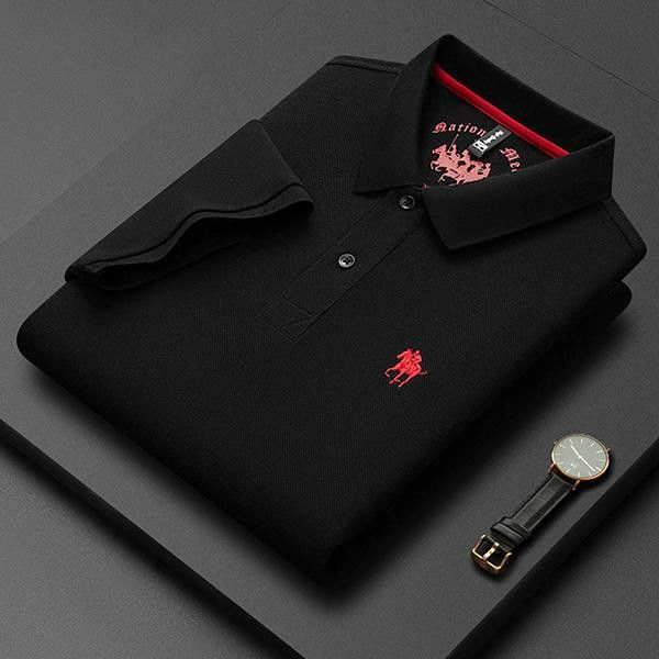 Kişilər üçün polo EB_1060, qara, pambıq, ölçü XXL — Mallar, Bakı (3)