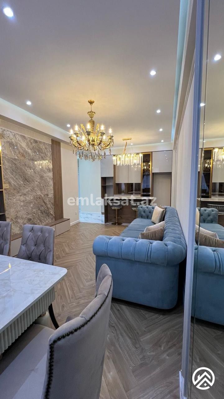 Kirayə (aylıq) 2 otaq yeni tikili 70 m², Gənclik metrosu — Mənzil, Bakı (4)
