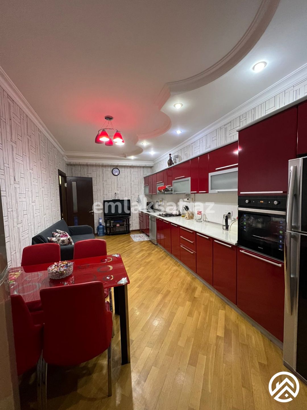 Satılır 4 otaq yeni tikili 140 m², İnşaatçılar metrosu — Mənzil, Bakı (6)