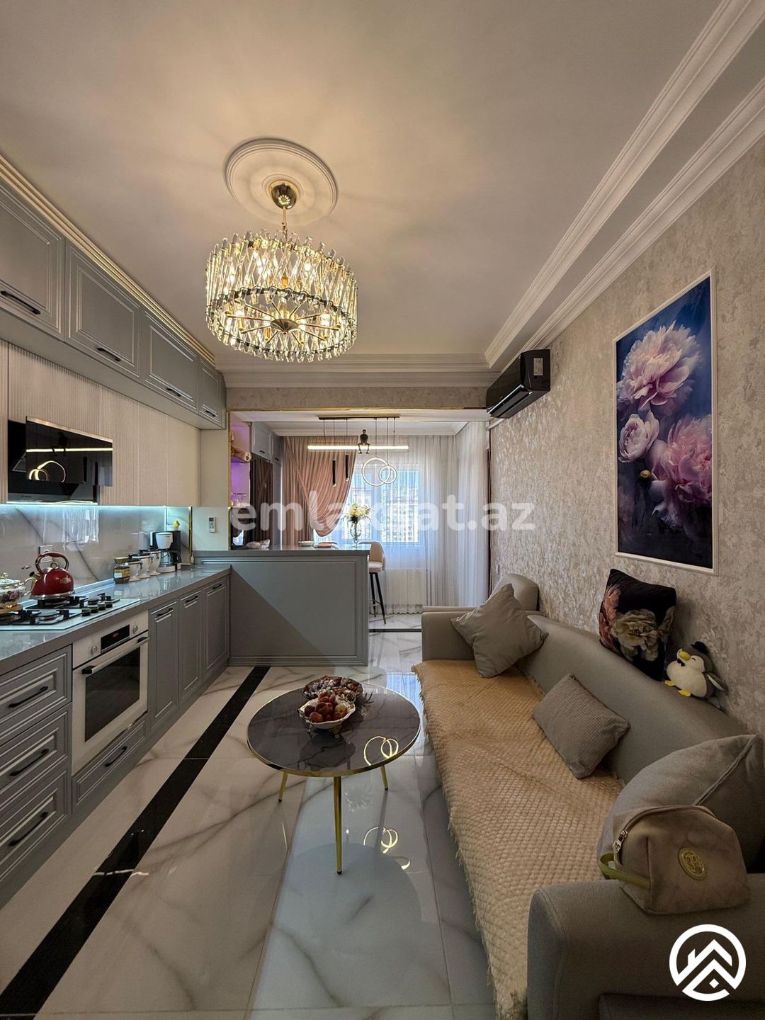 Satılır 4 otaq yeni tikili 114 m², Həzi Aslanov metrosu — Mənzil, Bakı (8)