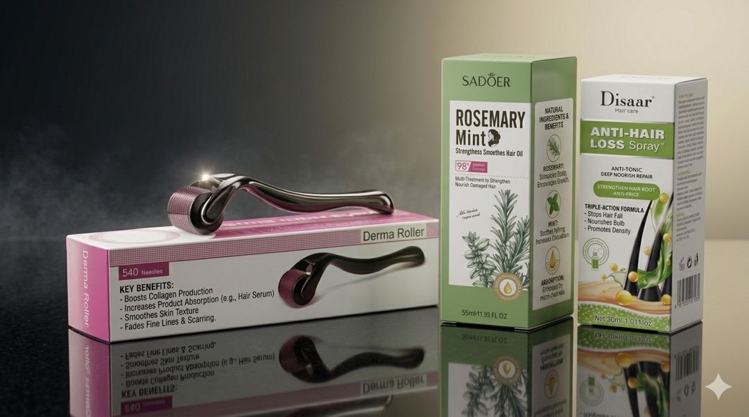 Saç tökülməsi əleyhinə və saç çıxarıcı serum və sprey,Rosemary 55ml, Anti-hair loss 30ml, EA — Mallar, Bakı (2)