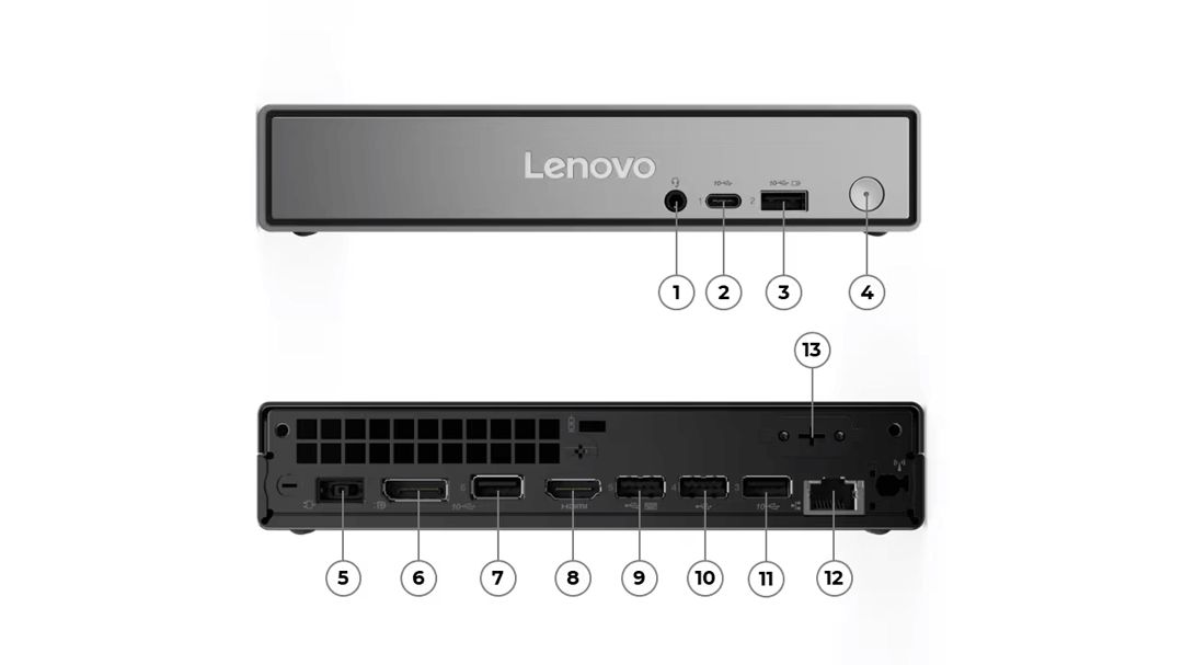 Mini PC Lenovo Desktop ThinkCentre neo 50q Gen 5 13B9007AGV — Masaüstü kompüterlər, Bakı (2)