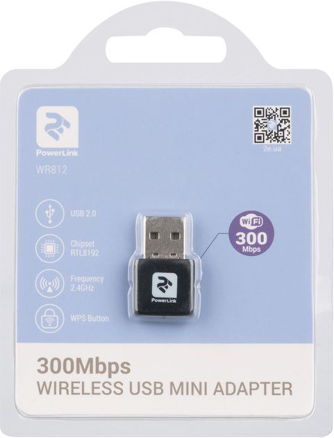Adapter WiFi 2E PowerLink WR812 N300, USB 2E-WR812 — Şarj cihazları, Bakı (2)
