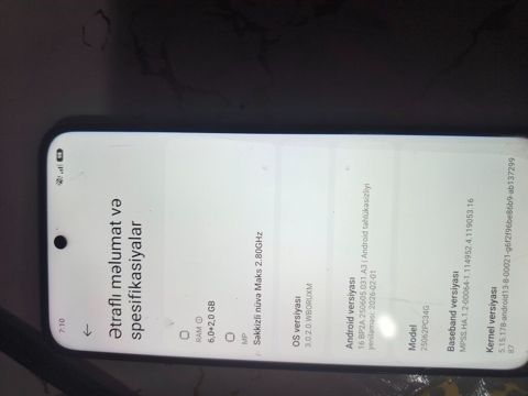 Xiaomi 128 GB, rəng - Ağ — Quba