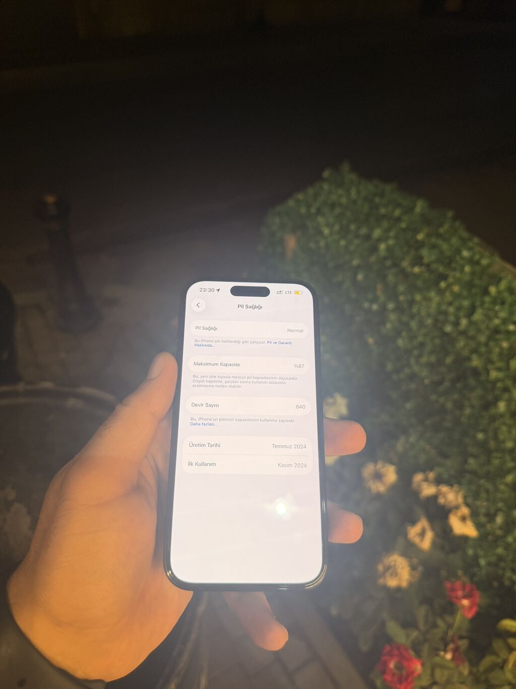 IPhone 15, 128 GB, Black Titanium — Apple iPhone, Bakı (4)