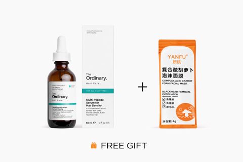 Saçlar üçün zərdab No Brand Multi-Peptide 60 ml + Üz üçün köpük maska 4 q Hədiyyə — Bakı