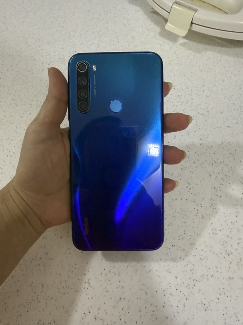 Redmi Note 8, 64 GB, rəng - Mavi, Barmaq izi — Xiaomi, Bakı