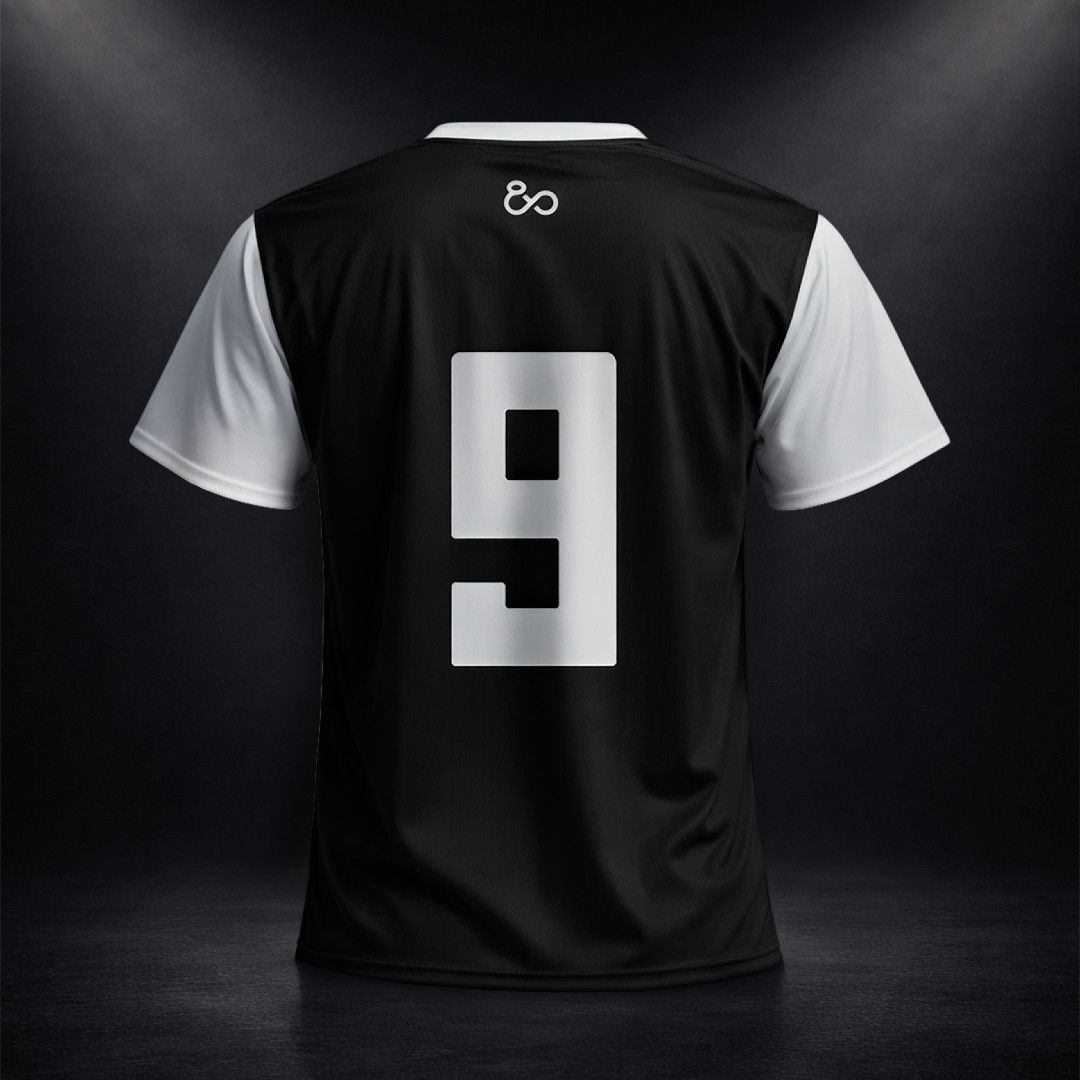 Futbolka azarkeşlər üçün, ağ/qara, pambıq, ölçü XL — Mallar, Bakı (2)
