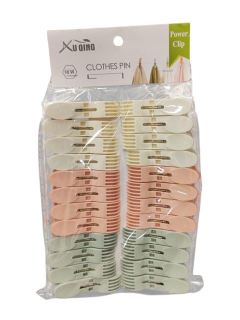 Sıxaclar dəsti Xuqing, plastik/dəmir, rəngbərəng, 24 əd — Bakı