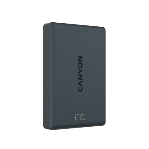 Portativ șarj cihazı Canyon OnPower 511, 10000 mA/saatda, Interstellar Black — Zaryadlovchi qurilmalar