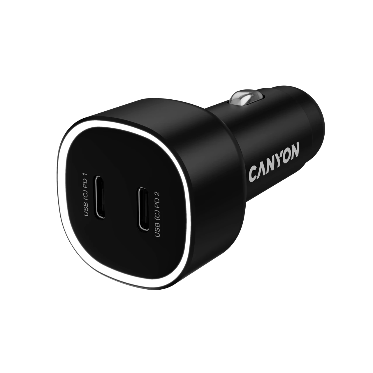 Avtomobil üçün adapter Canyon Usb-c, 60 Vt, Qara — Şarj cihazları, Bakı