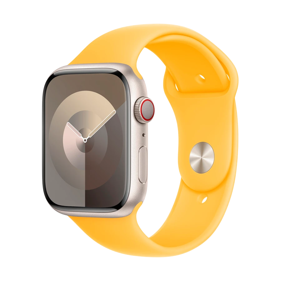 Kəmər Apple Sport Band, Apple Watch üçün, 42/44/45/49 mm, S/M, Sunshine — Ağıllı saatlar, Bakı (2)