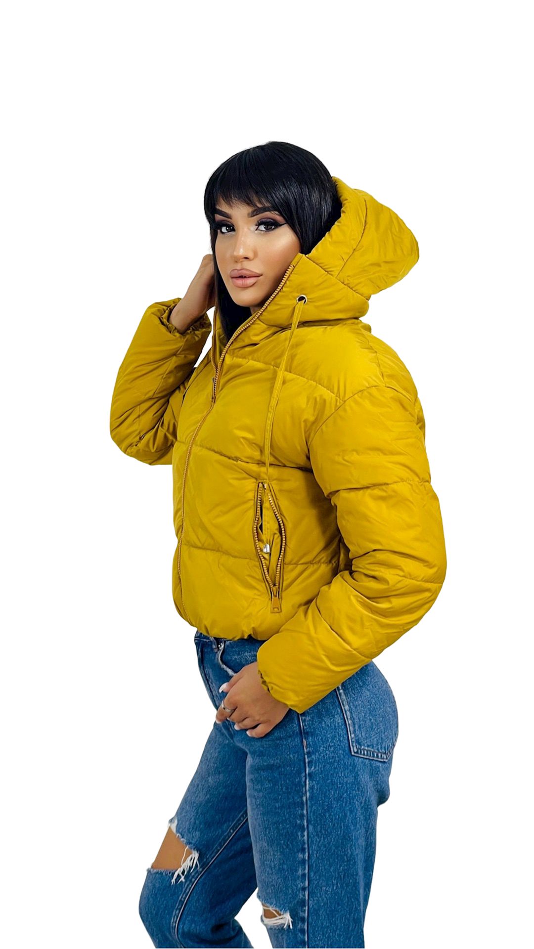 Qadınlar üçün gödəkçə mir_86000, sarı, polyester, ölçü 42 — Mallar, Bakı (2)