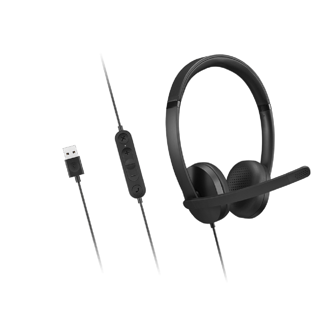 Lenovo Usb-a Wired Stereo Headset Gen 2 4XD1P83425 — Klaviaturalar və siçanlar, Bakı (2)