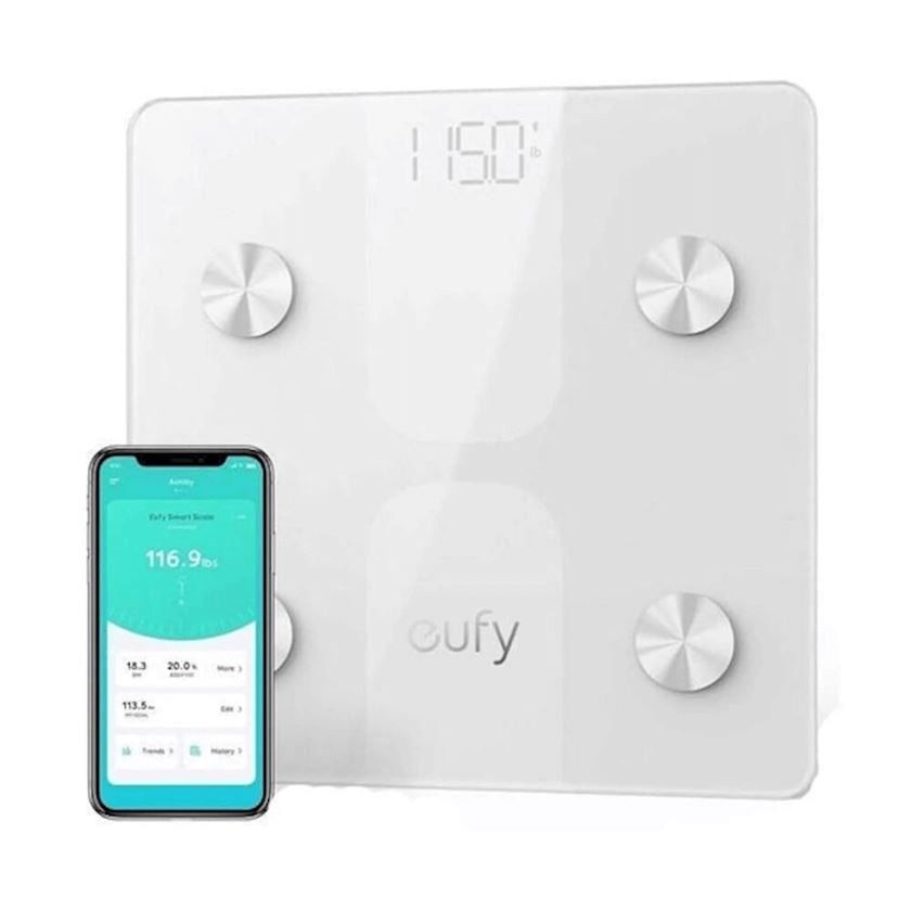 Döşəmə tərəzisi Anker Eufy Clean Smart Scale C1 B2B - Sa/kw/ae/sg/my/hk White Iteration 5 T9146K25 — Tərəzi, Bakı