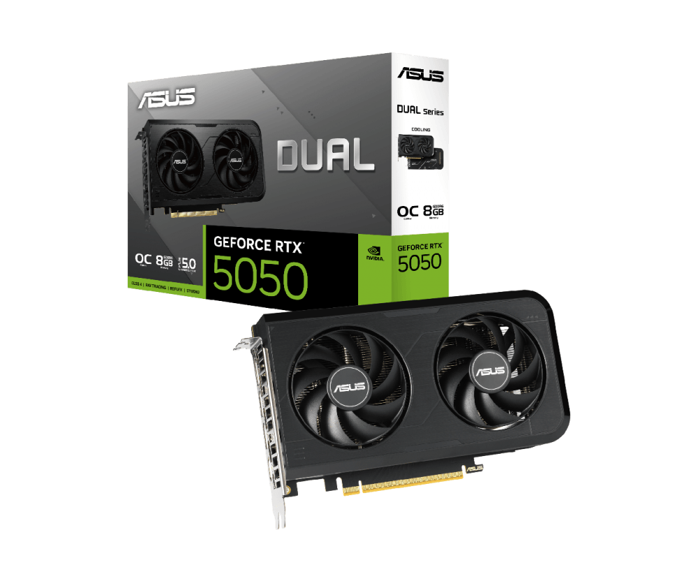 Qrafik kart ASUS Dual RTX 5050 8GB OC Edition 90YV0N72-M0NA00 — Qrafik kartlar, Bakı