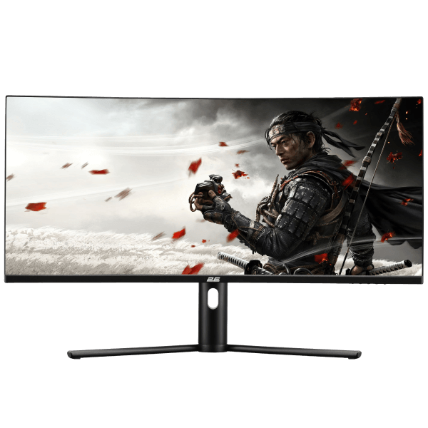 Моnitor 2E gamıng 34" G3422B 2xHDMI, dp, mm, va, 3440x1440, 165Hz, 1ms, ntsc 85%, curved, FreeSync, has 2E-G3422B-01.UA — Monitorlər, Bakı