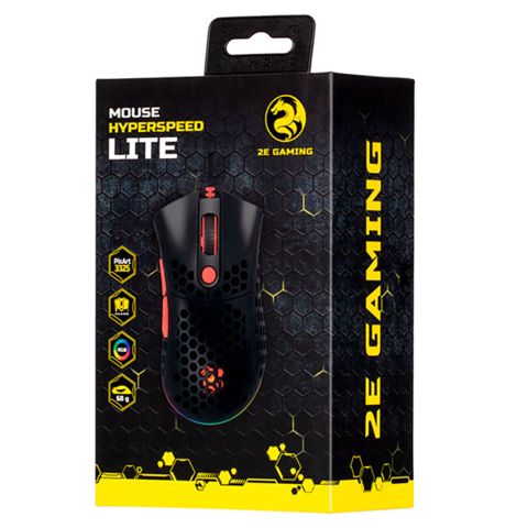 2E Gaming Mouse HyperSpeed Lite RGB Black (2E-MGHSL-BK) — Bakı