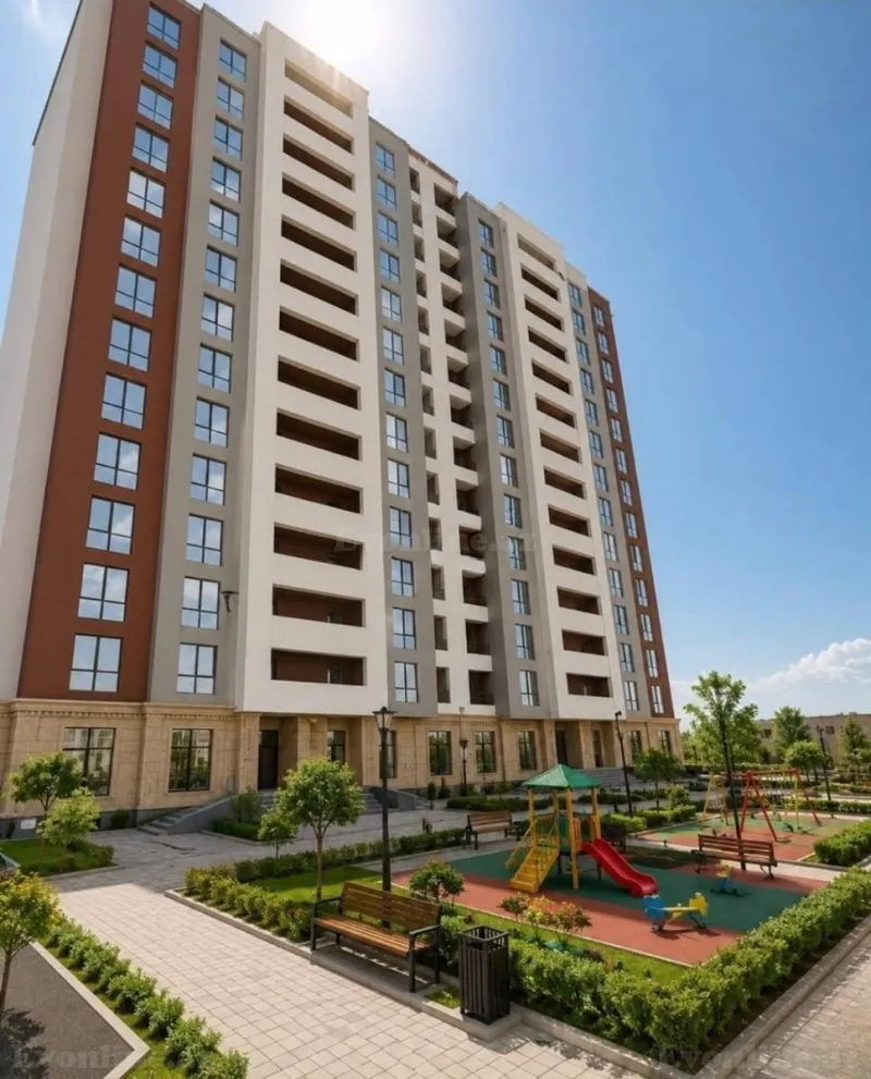 Satılır 2 otaqlı Mənzil Yeni tikili 60 m² Bakı, Binəqədi r., Azadlıq prospekti m., 8-ci mikrorayon — Mənzil, Bakı