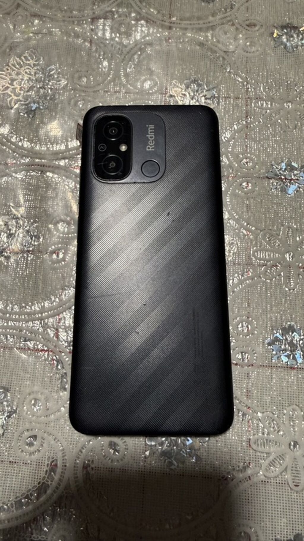 Redmi 12C, 128 GB, rəng - Qara, Barmaq izi — Xiaomi, Masazır