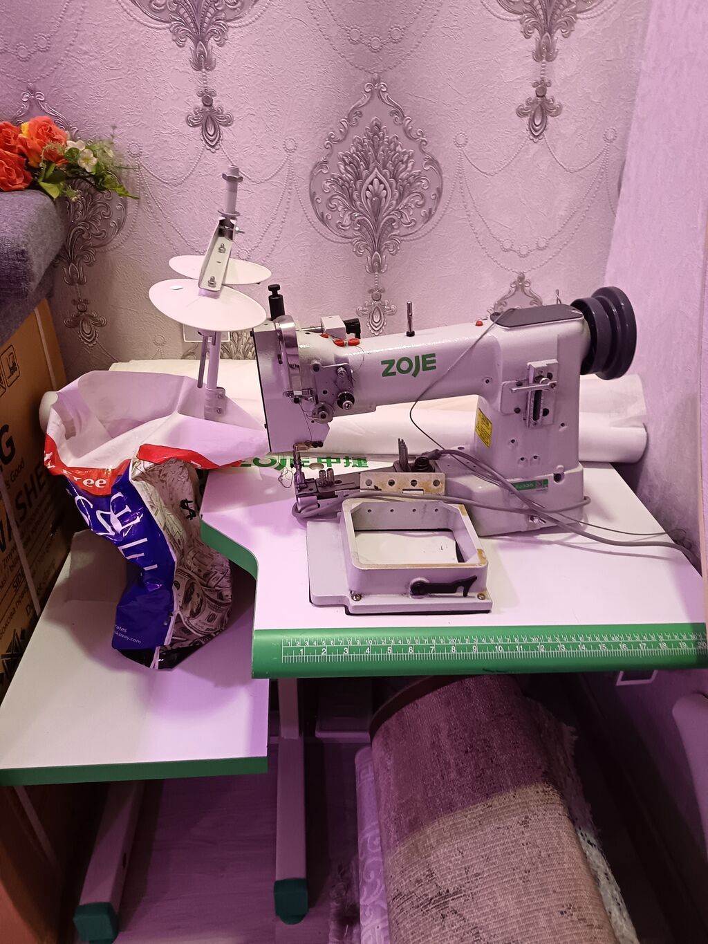 Zoje sənaye tikiş maşını – masa və aksesuarlarla - Brend/model: Zoje — Tikiş və işəmə maşınları, Xırdalan (3)