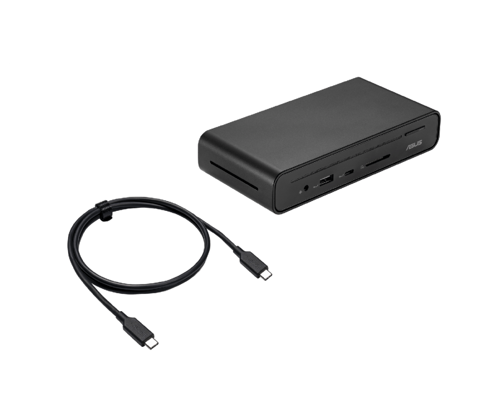Dok - stansiya ASUS DC301 Triple Display Usb-c Dock Duo 90XB0A5N-BDS010 — Kompüterlər və noutbuklar, Bakı (2)
