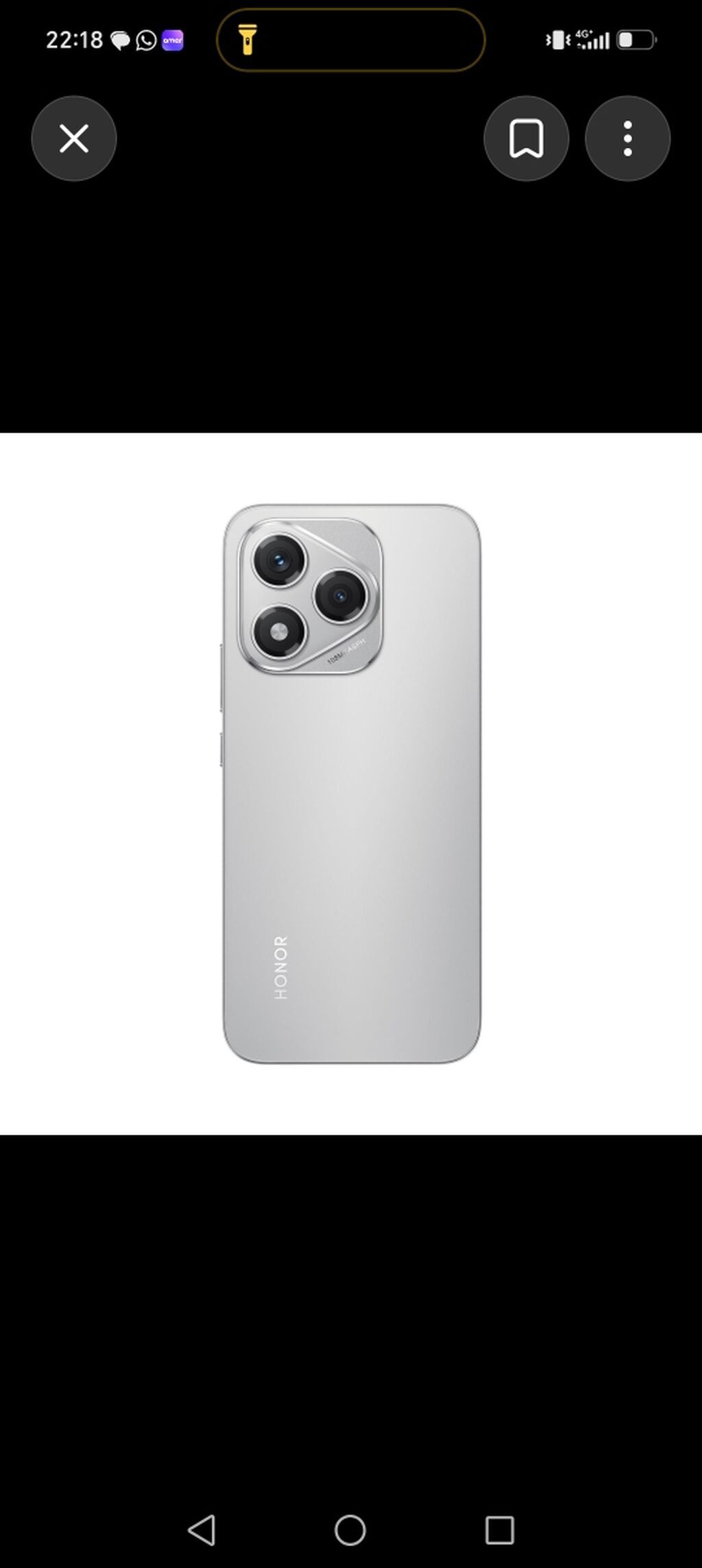 Honor 400 Lite, 2 GB, rəng - Boz, Barmaq izi — Honor, Lənkəran (3)