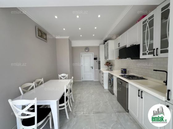 Satılır 3 otaqlı 120 m² yeni tikili Həzi Aslanov m — Mənzil (9)