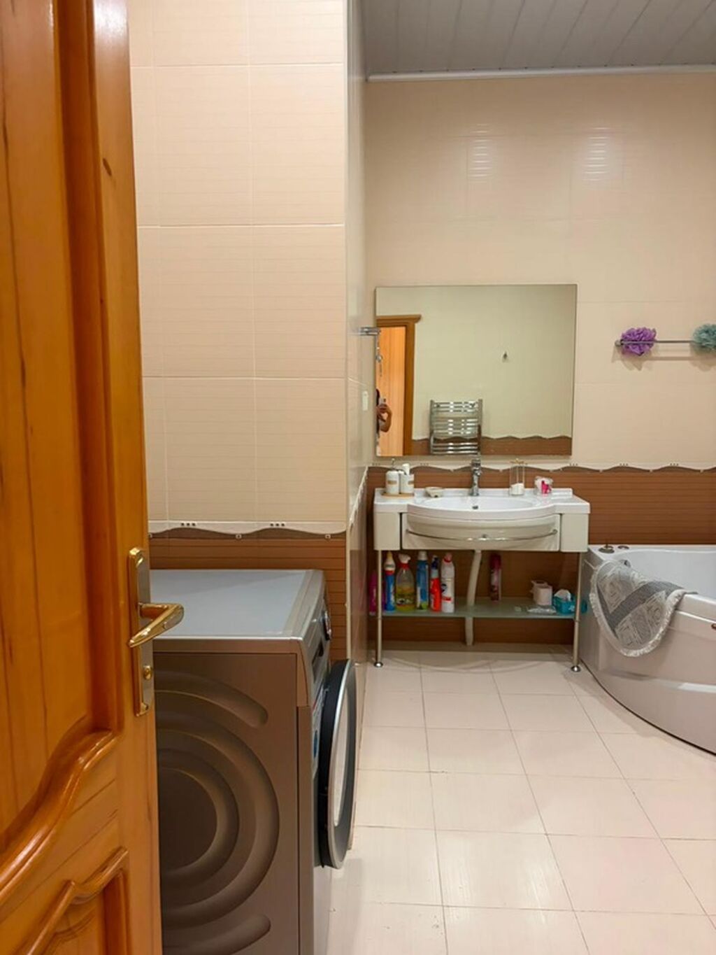 4 otaqlı 153 kv geniş mənzil – klassik interyer - Dəbdəbəli zal — Mənzil, Bakı (9)