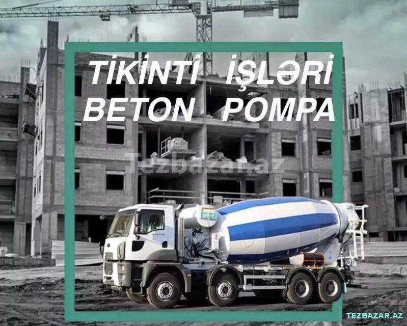 Avtopompa yerpompa beton — Avto, Bakı (2)