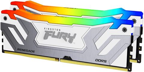 Operativ yaddaş Ram Kingston Fury Renegade RGB 48GB (2x24GB kit) DDR5 8800MT/s CL42-58-58 1Rx8 1.4V Cudımm White XMP3.0 KF588CU42RWAK2-48 — Bakı