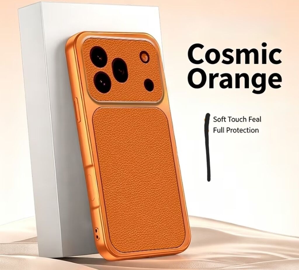Cosmic Orange telefon qabı - Rəng: Cosmic Orange - Material: Yumşaq — Digər, Masallı
