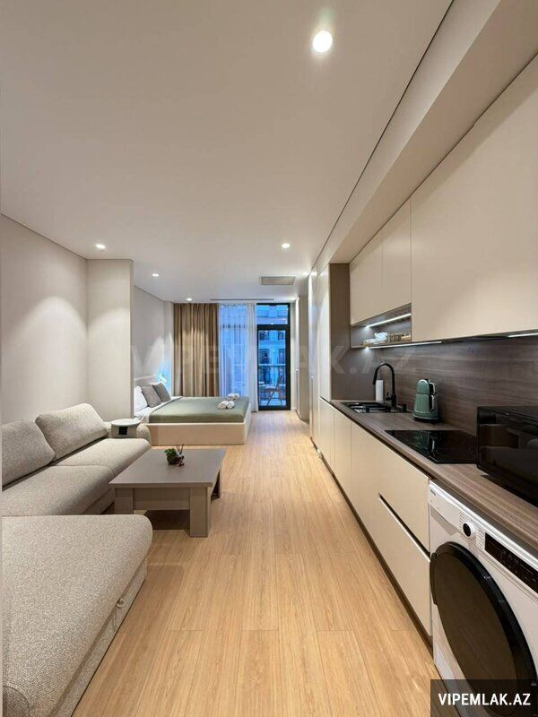 Sabunçu rayonunda 1 otaqlı Yeni tikili Kirayə verilir, 47 m² — Mənzil, Bakı (3)
